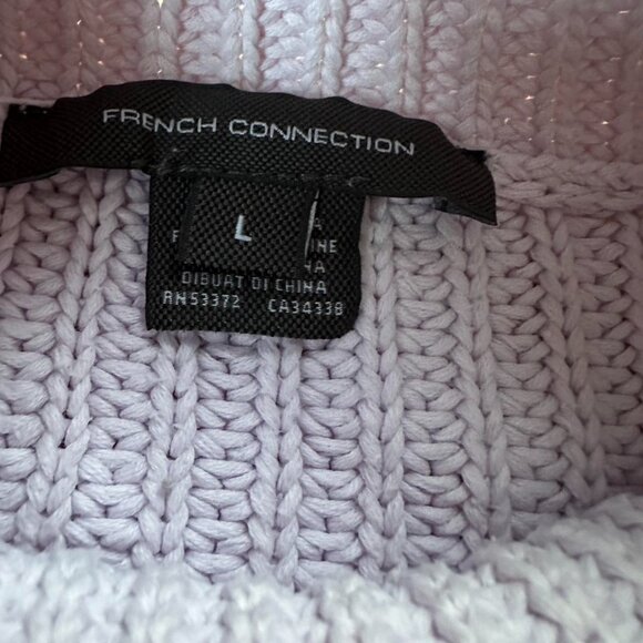 Gorgeous French Connection Lavender Knit Turtleneck - Picture 4 of 7